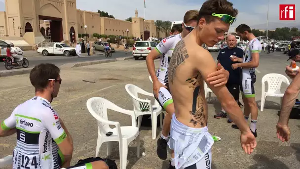 Une journée sur le tour cycliste d'Oman