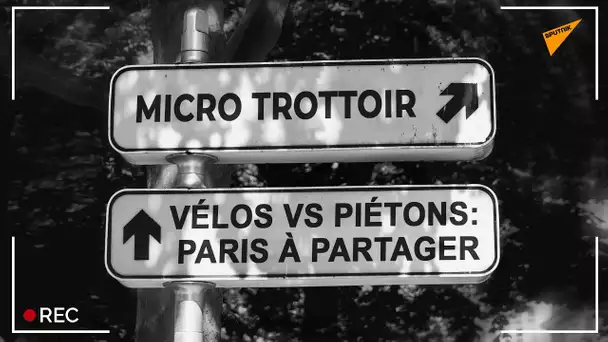 Cohabitation entre les vélos et les piétons: les Parisiens ne sont pas unanimes