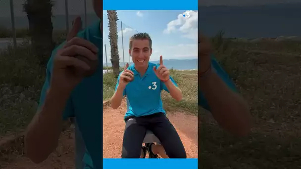 Pétanque. Le défi de Tanguy : tirs en étant assis à la Madrague.