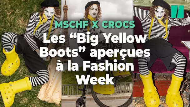 Les « Big Yellow Boots » dévoilées à la Fashion Week de Paris vont rappeler des souvenirs à certains