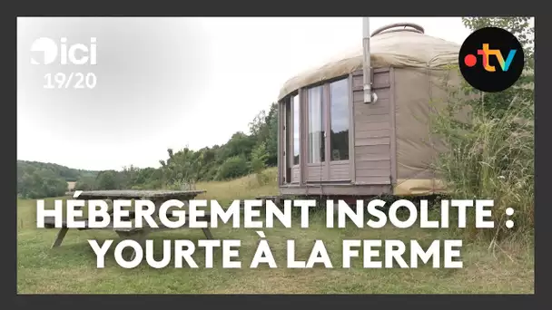 Hébergement insolite : une yourte à la ferme
