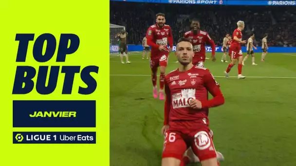 Top buts Ligue 1 Uber Eats - Janvier (saison 2023/2024)