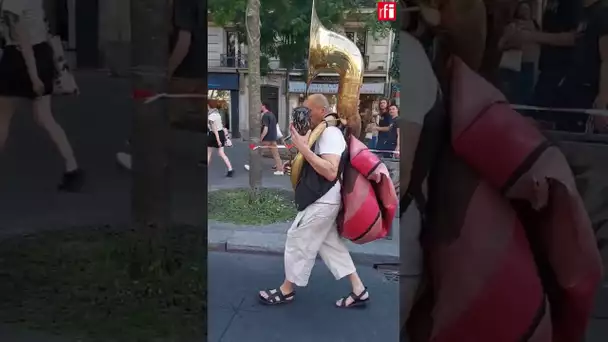 Paris : manifestation contre la réforme  des retraites du mardi 3 juin 2023