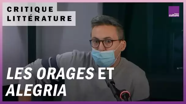 Rentrée littéraire : "Les orages" de Sylvain Prudhomme et "Alegria" de Manuel Vilas