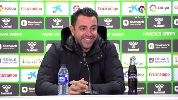 Rueda de prensa Real Betis vs FC Barcelona