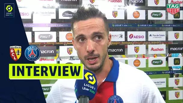 Interview de fin de match : RC LENS - PARIS SAINT-GERMAIN (1-0)  / 2020/2021