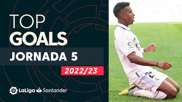 Todos los goles de la jornada 5 de LaLiga Santander 2022/2023