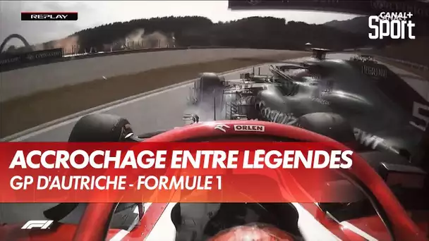Le gros accrochage entre Räikkönen et Vettel - GP d'Autriche