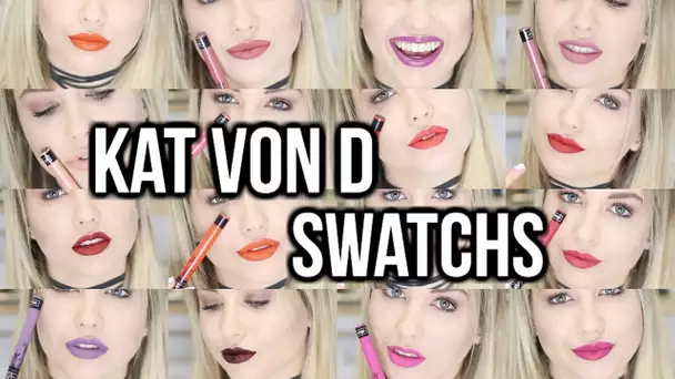 KAT VON D - EVERLASTING LIQUID LIPSTICK | SWATCHS ♡