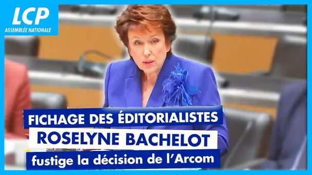 Roselyne Bachelot pousse un coup de gueule contre la catégorisation des éditorialistes par l’Arcom