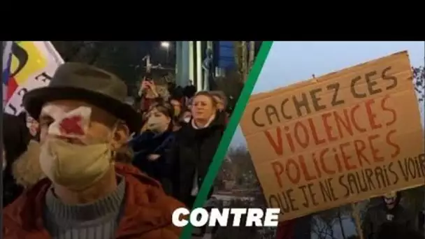 Article 24: Des milliers de manifestants contre la loi "sécurité globale" à Nantes