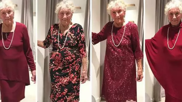 A 93 ans, elle sollicite le web pour choisir sa robe de mariée !