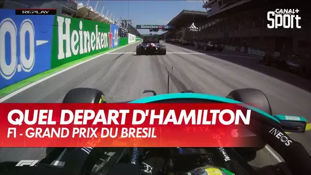 Le superbe début de course de Lewis Hamilton - GP du Brésil