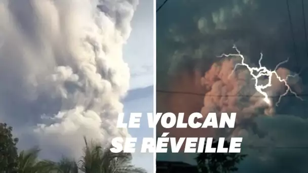 Ce volcan aux Philippines se réveille en crachant une fumée remplie d’éclairs
