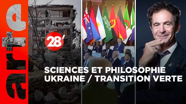 Étienne Klein / Reconstruction de l'Ukraine / Financer la transition verte - 28 minutes - ARTE