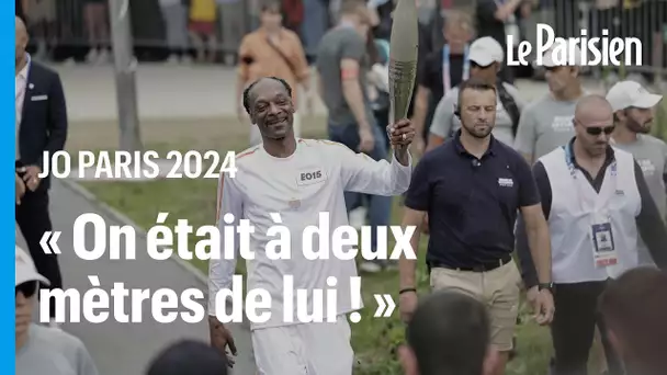 Snoop Dogg, relayeur de la flamme et superstar à Saint-Denis