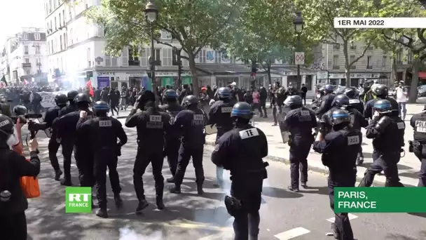 Paris : des heurts avec la police lors de la manifestation du 1er Mai