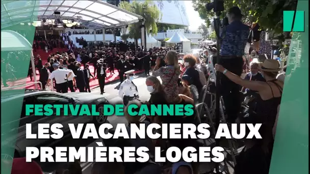 Au Festival de Cannes, les vacanciers investissent  le “gang des escabeaux”