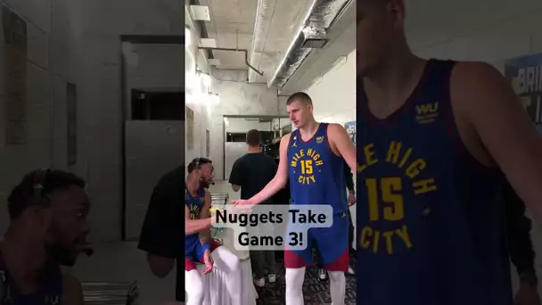 Nuggets Walk Off After Their Game 3 Win! 👏 | #Shorts