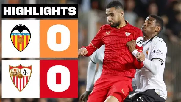 VALENCIA CF 0 - 0 SEVILLA FC | RESUMEN LALIGA EA SPORTS