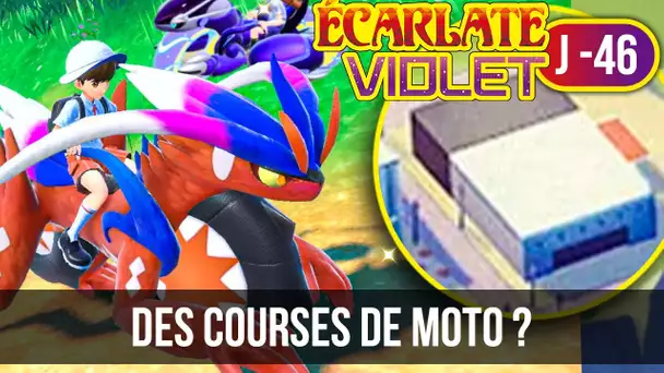 DES COURSES DE MOTO ? | POKEMON ECARLATE VIOLET | ⏰DÉCOMPTE J-46