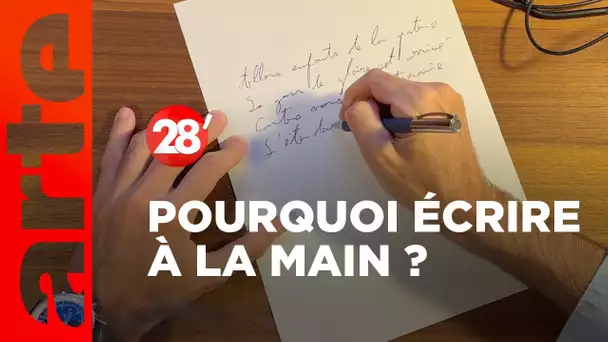 Intéressant : Est-ce que ça sert encore d’apprendre à écrire à la main ? - 28 minutes - ARTE