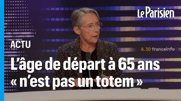 Retraites, factures d'électricité, assurance chômage... Élisabeth Borne donne le cap du gouvernement