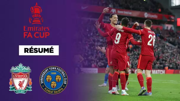 🇬🇧 Résumé - FA Cup : Liverpool facile face Shrewsbury Town