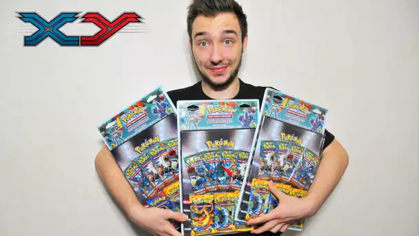 Ouverture de 3 MEGA PACK DE BOOSTER POKEMON ! 21 BOOSTERS POKEMON XY !
