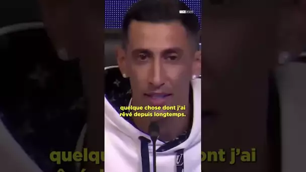 L'émotion de Di Maria pour son retour à Rosario Central 🤩 #shorts