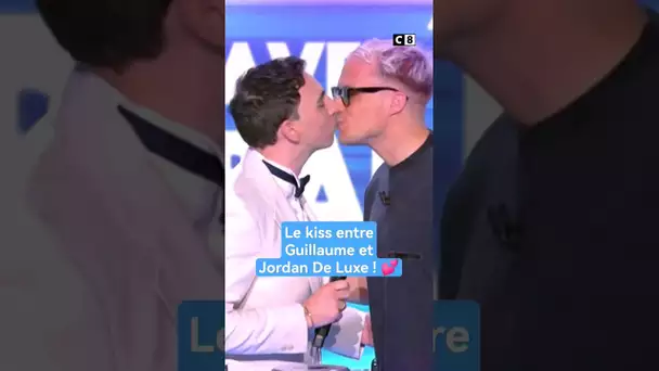 C'est l'amour fou entre Guillaume Genton et Jordan De Luxe ! 💕 #TPMP #kiss #shorts
