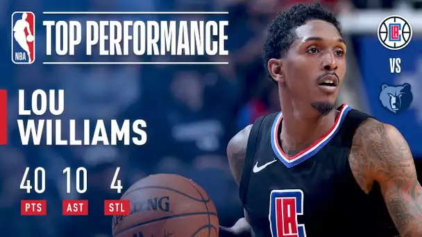 Lou Williams Leads Clippers Over Grizzlies With 40 Pts, 10 Ast | January 26, 2018