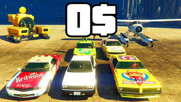 TOUS LES VÉHICULES A 0$ DE GTA 5 !