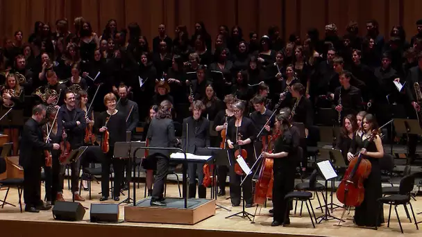 Culture : Malik Djoudi avec le Choeur et orchestre des jeunes à Poitiers