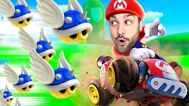 CARAPACE BLEUE EN FOLIE SUR MARIO KART !