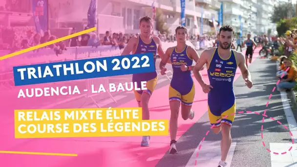 Triathlon Audencia-La Baule 2022 :  Relais Mixte Elite et course des Légendes