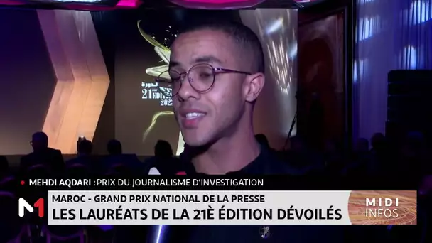 Maroc-grand prix national de la presse : les lauréats de la 21ème édition dévoilés