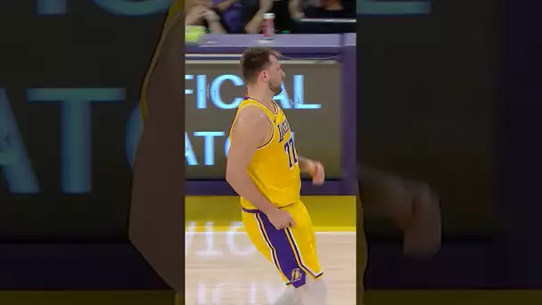 Luka doing his best Steph impression 🤣