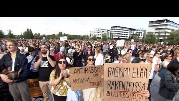 Rassemblement contre le racisme à Helsinki