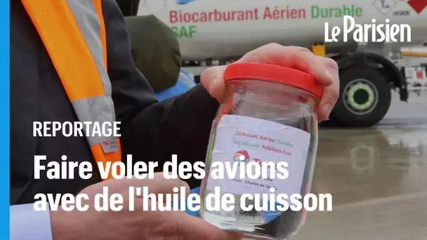 Premier vol d’Air France avec des huiles de cuisson usagées : «Pas la solution miracle», selon