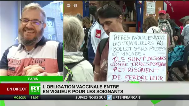 «Pas un seul collègue ne doit être suspendu» : les soignants non vaccinés encourent des sanctions
