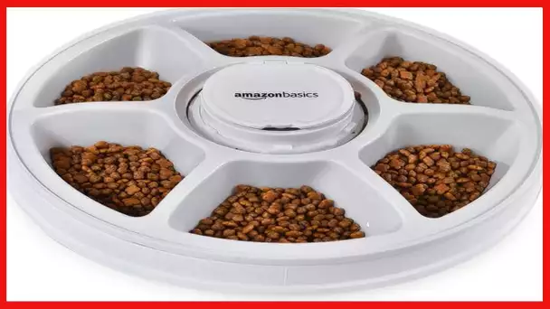 Amazon Basics Automatic Electronic Timed Pet Feeder - 6 Portions