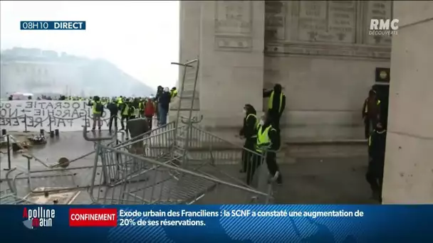 Saccage de l’Arc de Triomphe: 10 manifestants vont comparaitre ce lundi