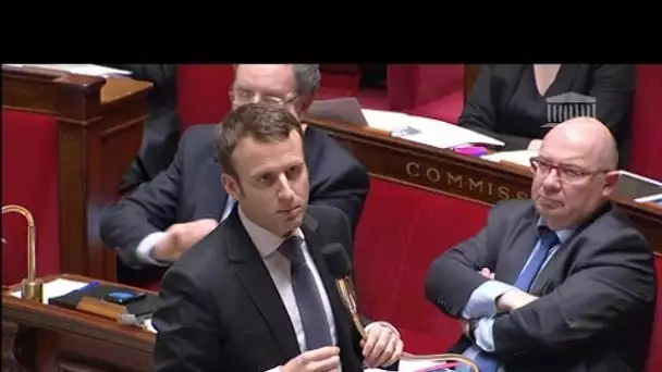 Macron a reçu 'des menaces de mort de certains officiers publics ministériels'