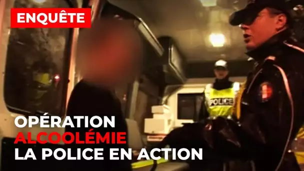 Opération alcoolémie : La police en action