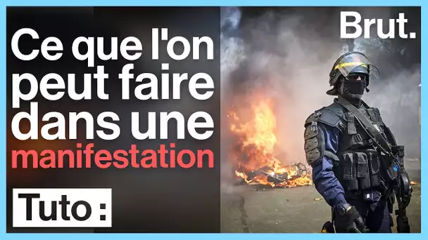 Tuto : ce que l'on peut faire ou non dans une manifestation