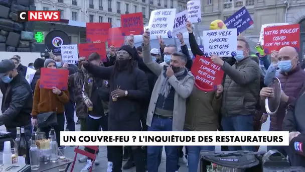 Un couvre-feu : l'inquiétude des restaurateurs