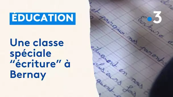 Une classe spéciale "écriture" à Bernay