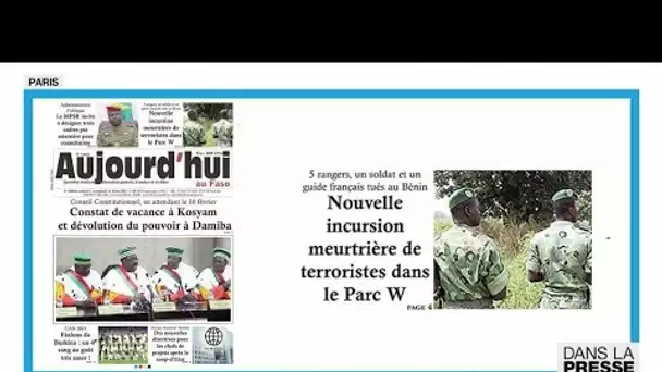 Bénin : "nouvelle incursion meurtrière de terroristes dans le parc W" • FRANCE 24