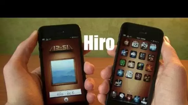HIRO - un Magnifique thème iOS iPhone, iPod Touch et iPad!